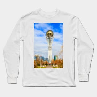 Nur Sultan Bayterek Tower Long Sleeve T-Shirt